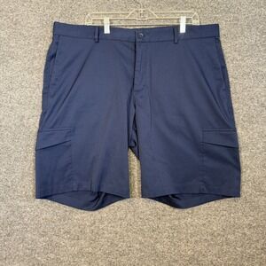 Nike Golf Shorts Mens Size‎ 40 Navy Blue Golf Cargo Shorts Performance Stretch
